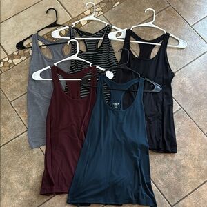 Women's Assorted Tank Tops - Black, Gray, Burgundy, Teal